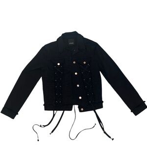 PINKO Vintage Black Denim Jacket, like new!!